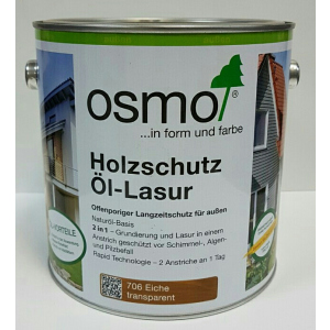 Защитное масло – лазурь OSMO HOLZSCHUTZ ÖL-LASUR 706 (дуб)0.75 л. ТОП в Хмельницком