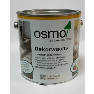 Цветное масло OSMO DEKORWACHS Intensive töne 3188 – снег, 0.75 л. лучшая модель в Хмельницком