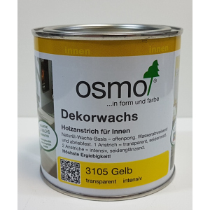 Кольорова олія OSMO DEKORWACHS Intensive töne 3105 – жовта (~RAL 1021) 0.125 л. надійний