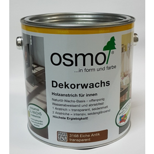 хорошая модель Цветное масло OSMO DEKORWACHS Transparente töne 3168 – (антик) 2.5 л.