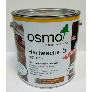 Масло с твердым воском цветное прозрачное OSMO HARTWACHS-ÖL Farbig 3072 - (янтарь) 0.75 л.