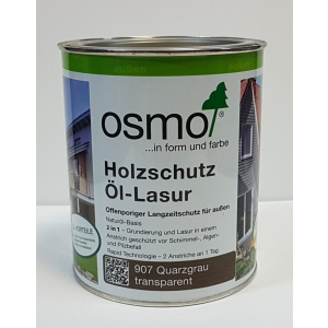 Захисне масло – блакит OSMO HOLZSCHUTZ ÖL-LASUR 907 (сірий кварц) 2.5 л. краща модель в Хмельницькому