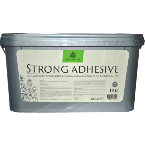 Клей для важких шпалер Kolorit Strong Adhesive 10 кг Білий (IG6546546867) ТОП в Хмельницькому