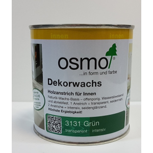 Кольорова олія OSMO DEKORWACHS Intensive töne 3131 – зелена (~RAL 6029) 0.125 л. ТОП в Хмельницькому