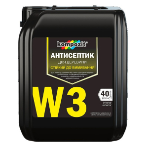 хороша модель Антисептик стійкий до вимивання W3 Kompozit 10 літрів