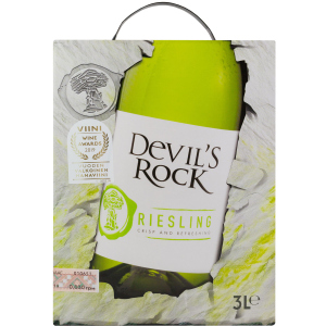 Вино Devil's Rock Riesling Qualitatswein Pfalz напівсухе біле 3 л 12% (4002301435822) краща модель в Хмельницькому