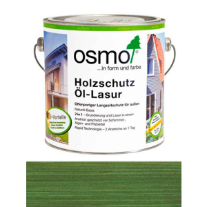 Защитное масло-лазурь Osmo Holzschutz-Lasur 0,125 L Тёмно-зелёное 729 (os_16)