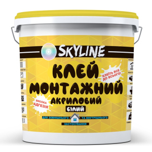 Клей монтажний акриловий універсальний SkyLine 12 кг. ТОП в Хмельницькому