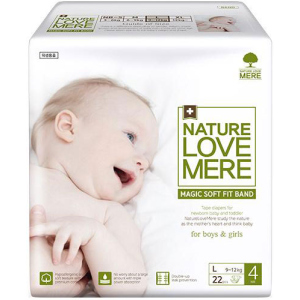 Підгузки NatureLoveMere Magic Soft Fit розмір L 22 шт (8809402093670) ТОП в Хмельницькому