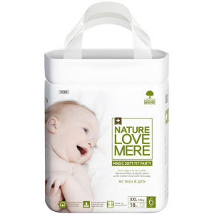 Підгузки-трусики NatureLoveMere Magic Soft Fit розмір XXL 18 шт (8809402093717) ТОП в Хмельницькому