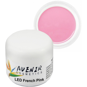 Гель для нарощування нігтів Avenir Cosmetics LED French pink 50 мл (5900308133088) в Хмельницькому