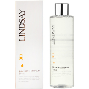 Зволожуючий тонік для зняття макіяжу Lindsay Vitamin Moisture Toner 250 мл (8809371144533) ТОП в Хмельницькому