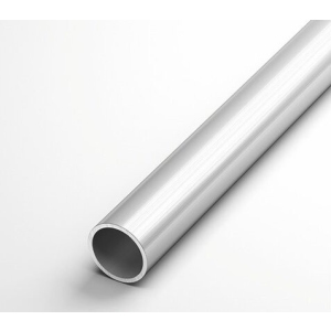 Труба алюмінієва кругла Segreto анодована срібло 15х2 мм, 1м (уп., 10шт) краща модель в Хмельницькому