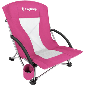 Кресло раскладное KingCamp Beach Chair (KC3841) Розовое (KC3841 DARKROSE) в Хмельницком