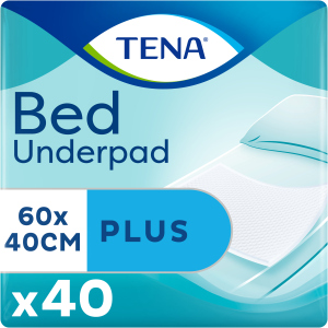 Одноразові пелюшки, що вбирають Tena Bed Plus 40x60 см 40 шт (7322540728859) краща модель в Хмельницькому