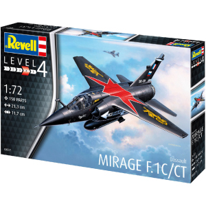 Збірна модель Revell Багатоцільовий винищувач Дассо "Міраж" F1. Масштаб 1:72 (RVL-04971) (4009803049717) краща модель в Хмельницькому