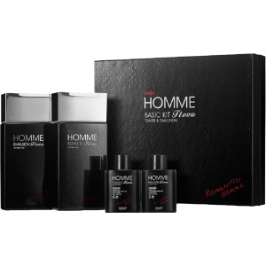 Набір косметики для чоловіків Konad Iloje Flobu Homme Basic Kit 2 Set Тонер + Емульсія 140 + 30 + 140 + 30 мл (8809109832558) надійний