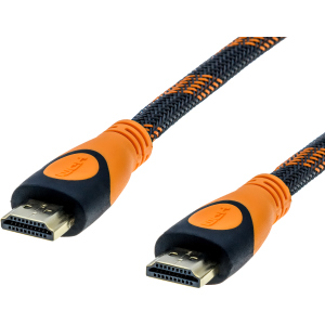 Кабель Grand-X HDMI to HDMI 4K 10 м Black-Orange (HDN10-4K) лучшая модель в Хмельницком