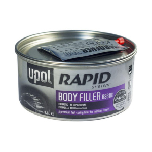 Шпаклівка універсальна швидковисихаюча U-POL RAPID Body Filler 1,1 л (RAPID10/1)