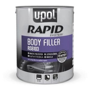 Шпатлевка универсальная быстросохнущая U-POL RAPID Body Filler 3 л (RAPID10/3) лучшая модель в Хмельницком