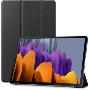 Обкладинка AIRON Premium для Samsung Galaxy TAB S7+ T970/975 Black із захисною плівкою та серветкою Black (4821784622492) в Хмельницькому