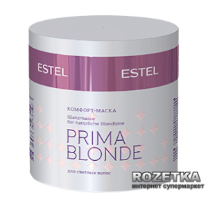 Комфорт-маска Estel Professional Prima Blonde для светлых волос 300 мл PB.6 (4606453034225) лучшая модель в Хмельницком