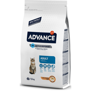 Сухий корм для дорослих котів та кішок Advance Adult Chicken &amp; Rice 1.5 кг (8410650151946) краща модель в Хмельницькому