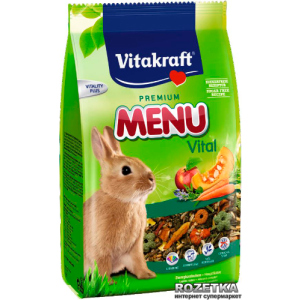 Корм для кроликов Vitakraft Menu Vital 5 кг (4008239256652) надежный