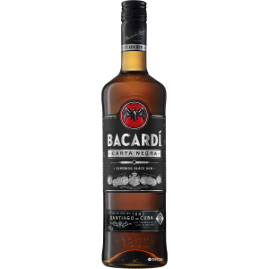 Ром Bacardi Carta Negra 4 года выдержки 1 л 40% (5010677035811)