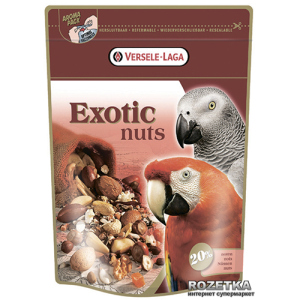 Корм для крупных попугаев Versele-Laga Prestige Exotic Nut Mix зерновая смесь 0.75 кг (5410340217825) ТОП в Хмельницком