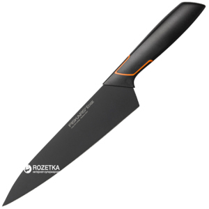 хорошая модель Кухонный нож Fiskars Edge поварской 19 см Black (1003094)