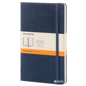 Записная книга Moleskine Classic 13 х 21 см 240 страниц в линейку Сапфир (8051272893601) в Хмельницком