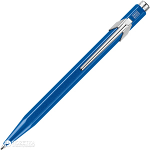 Ручка кулькова Caran d'Ache 849 Metal-X Синя 0.7 мм Синій корпус (7610186029134) надійний