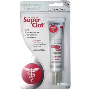 Гель для обробки ран Veterinary Formula Clinical Care Super Clot 28 г (736990002013) ТОП в Хмельницькому