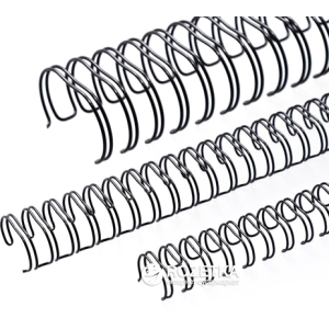 Металлические пружины bindMARK 12.7 мм 100 шт Черные (20000472520) ТОП в Хмельницком