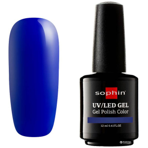 Гель-лак для нігтів Sophin UV/LED 0764 Ultra Blue 12 мл (4053919007642) краща модель в Хмельницькому