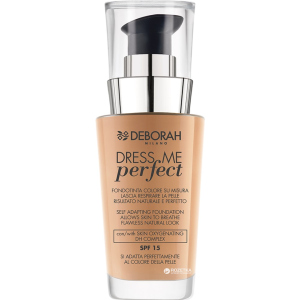 Тональна основа Deborah Dress me Perfect SPF 15 № 03 30 мл (8009518230123) краща модель в Хмельницькому