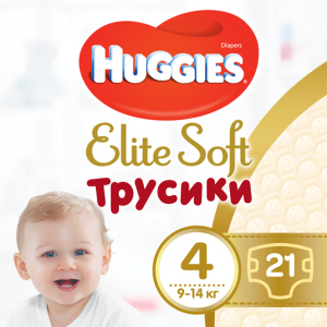 Трусики-підгузки Huggies Elite Soft Pants 4 (L) 21 шт (5029053546971) краща модель в Хмельницькому