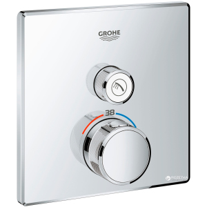 Верхня частина змішувача для душу GROHE Grohtherm SmartControl 29123000 краща модель в Хмельницькому