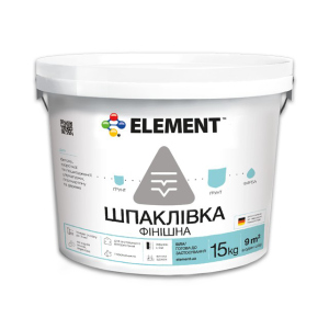 Фінішна шпаклівка "ELEMENT" 15 кг краща модель в Хмельницькому