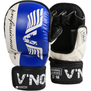 Рукавички MMA V'Noks Lotta Blue L/XL Біло-синій (2168_60059) краща модель в Хмельницькому