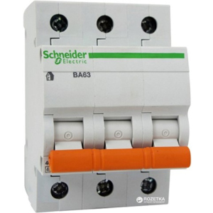 Автоматичний вимикач Schneider Electric 3 Р 20 А тип C 4.5 кА краща модель в Хмельницькому