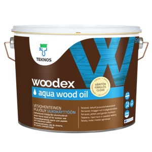 Олія вологозахисна TEKNOS WOODEX AQUA WOOD OIL для деревини 9л