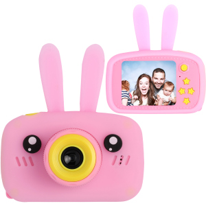 Цифровой детский фотоаппарат XoKo KVR-010 Rabbit Розовый (KVR-010-PN) (9869201149854) в Хмельницком