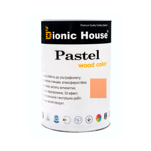 Краска для дерева PASTEL Wood Color Bionic-House 0,8л Коралл Р206 в Хмельницком