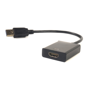 Kабель-переходник PowerPlant USB 3.0 M - HDMI Female (CA910373)