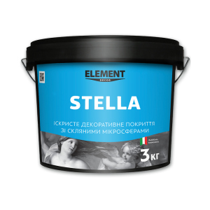 Декоративное покрытие STELLA ELEMENT DECOR 3 кг ТОП в Хмельницком