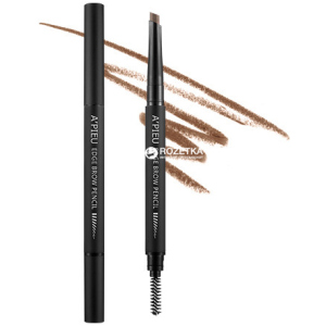 Карандаш для бровей A'pieu Edge Brow Pencil Средне-коричневый 0.35 г (8806185751834) лучшая модель в Хмельницком