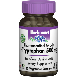 хорошая модель Аминокислота Bluebonnet Nutrition L-Триптофан 500 мг 30 капсул (743715000933)