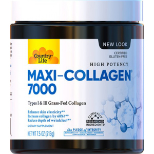 Натуральна добавка Country Life 1 та 3 Типів + Біотин Maxi Collagen 7.5 унцій (210 г) (015794050704) ТОП в Хмельницькому